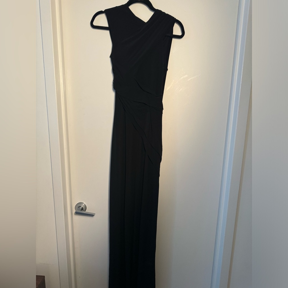 Alexander Wang Asymmetrical High Neck Maxi Dress